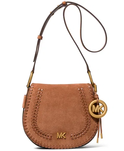 Michael Kors Josie Small Convertible Chain Shoulder Bag In Brown