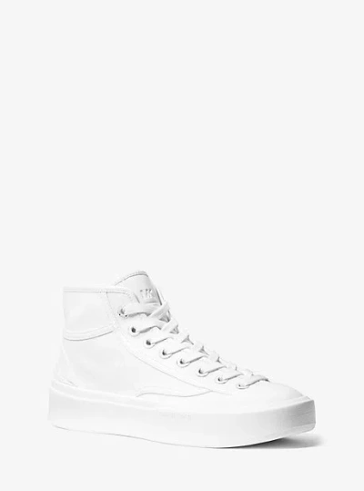 Michael Kors Jude Canvas High-top Sneaker In White