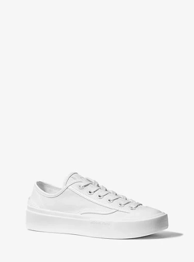 Michael Kors Jude Canvas Sneaker In White