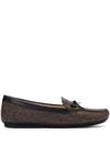 Michael Kors Julliette Loafers In Brown