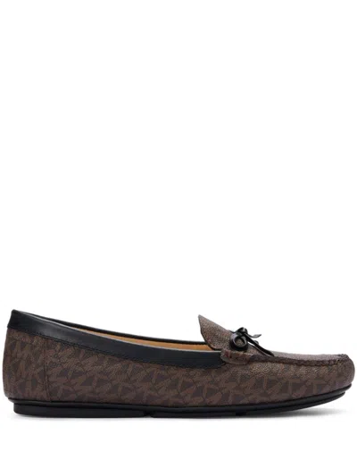 Michael Kors Julliette Loafers In Brown