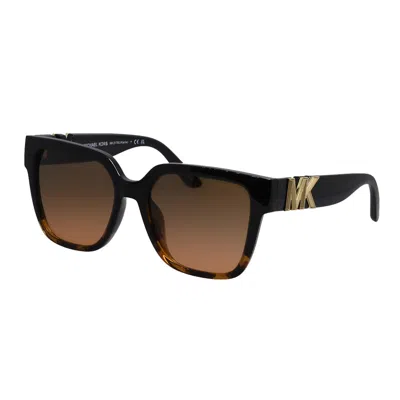 Michael Kors Karlie Mk 2170u 390818 54mm Womens Square Sunglasses In Black