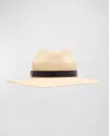 Michael Kors Karlie Straw Fedora In Multi