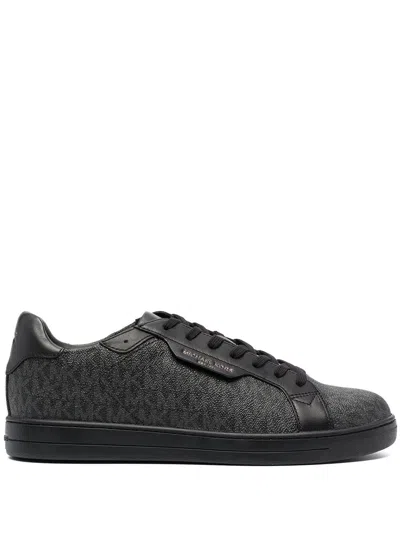 Michael Kors Keating Lace-up Sneaker In Black