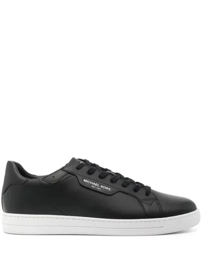 Michael Kors Keating Lace Up Trainers In Black