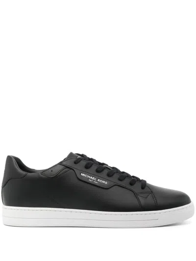 Michael Kors Keating Lace Up Trainers In Black
