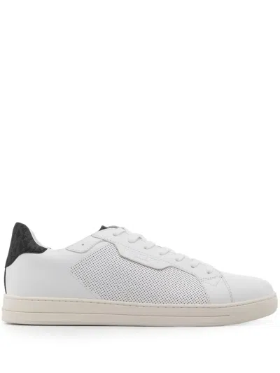 Michael Kors Keating Perforated-panel Sneakers In Multi