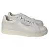Michael Kors Keating Sneaker In Optic White Pebbled Leather
