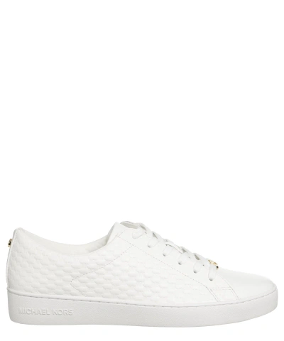 Michael Kors Low-top Leather Sneakers Keaton In White