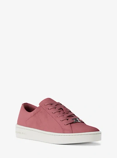 Michael Kors Keaton Suede Sneaker In Purple