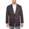 Michael Kors Kelson Mens Plaid Modern-fit Sportcoat In Black