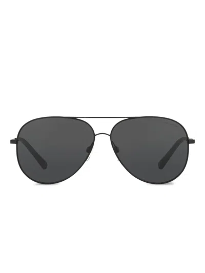 Michael Kors Kendall Pilot-frame Sunglasses In Black