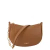 Michael Kors Kendall Leather Shoulder Bag In Brown