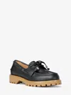 Michael Kors Kenny Leather Loafer In Black