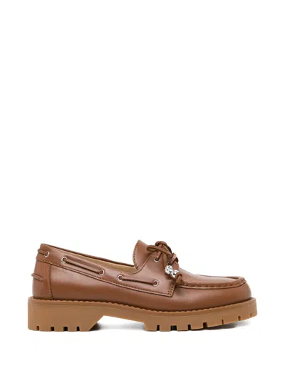 Michael Kors Kenny Loafers In Brown