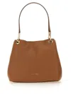 Michael Kors Michael  Kensington Large Leather Shoulder Tote In Brown
