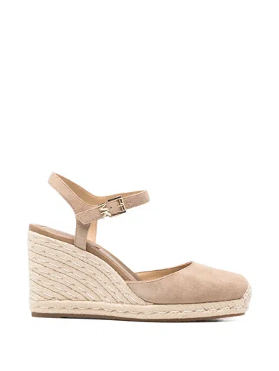 Michael Kors Kenzie Wedge Espadrille Sandals In Neutral