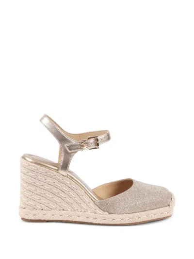 Michael Kors Kenzie Wedge Espadrilles In Neutral