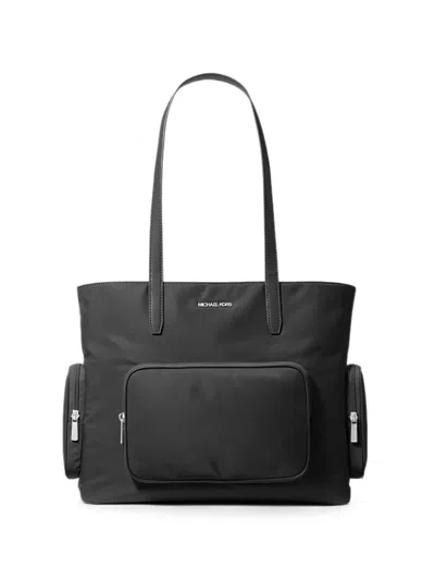 Michael Kors Khai Multi-pocket Tote Bag In Black