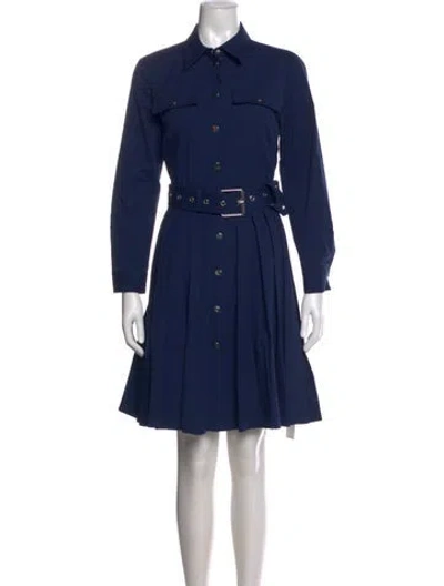 Pre-owned Michael Kors Knee-length Dress In Blue