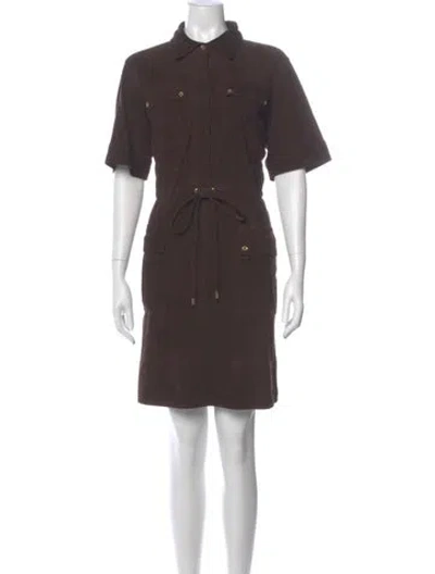 Pre-owned Michael Kors Knee-length Dress In Brown