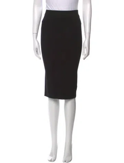 Pre-owned Michael Kors Knee-length Skirt In Black