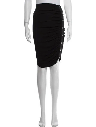 Pre-owned Michael Kors Knee-length Skirt In Black