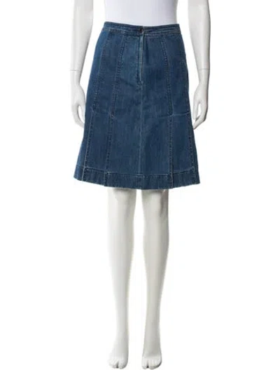 Pre-owned Michael Kors Knee-length Skirt In Blue