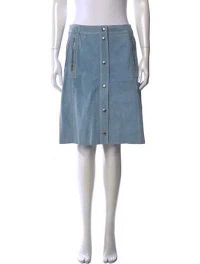 Pre-owned Michael Kors Knee-length Skirt In Blue