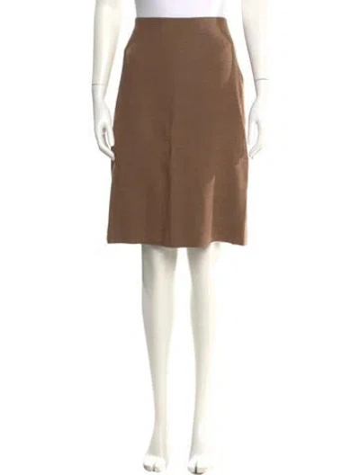 Pre-owned Michael Kors Knee-length Skirt In Brown