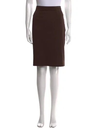 Pre-owned Michael Kors Knee-length Skirt In Brown