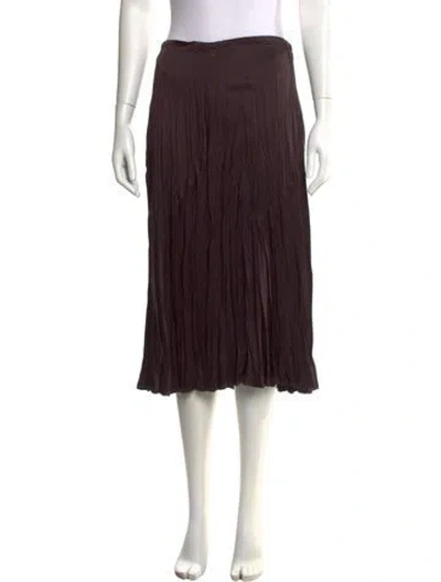 Pre-owned Michael Kors Knee-length Skirt In Brown