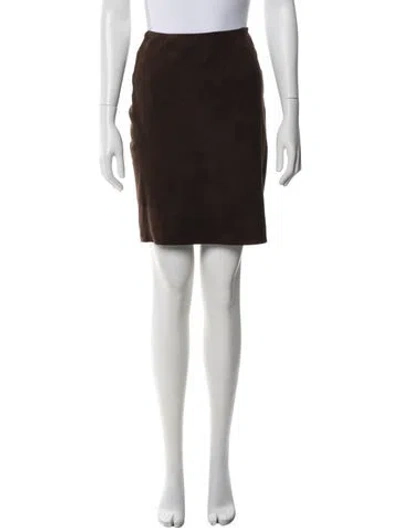 Pre-owned Michael Kors Knee-length Skirt In Brown