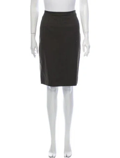 Pre-owned Michael Kors Knee-length Skirt In Green