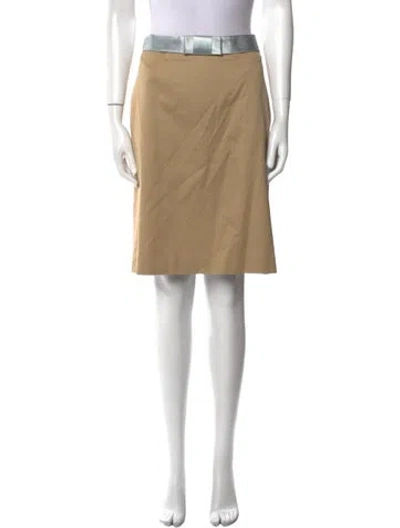 Pre-owned Michael Kors Knee-length Skirt In Neutral