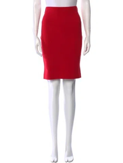 Pre-owned Michael Kors Knee-length Skirt In Red