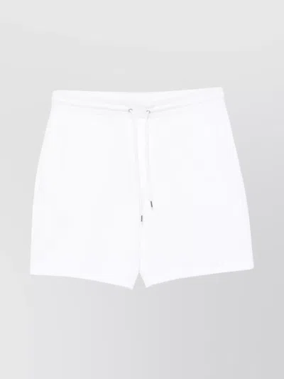 Michael Kors Knit Shorts With Rear Welt Pocket In White