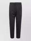 Michael Kors Knit Trousers With Pockets And Pleats In Black