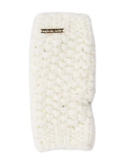 Pre-owned Michael Kors Knit Wrist Warmer In Neutral