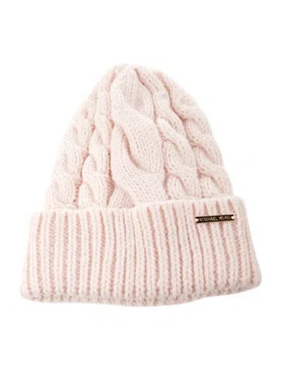 Pre-owned Michael Kors Knitted Beanie W/tags In Pink