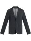 Michael Kors Knitted Blazer In 灰色