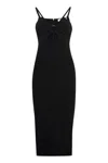 Michael Kors Viscose Blend Longuette Dress