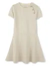 Michael Kors Knitted Dress In Neutrals
