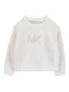 Michael Kors Knitted Trousers Set In White