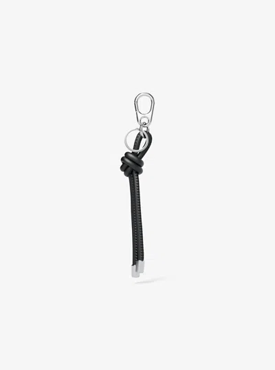 Michael Kors Knotted Bag Charm In Black