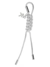 Michael Kors Knotted Charm Keyring In Metallic