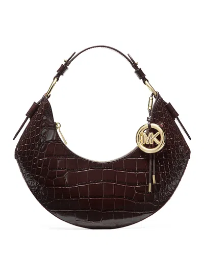 Michael Kors Koa Medium Shoulder Bag In Brown