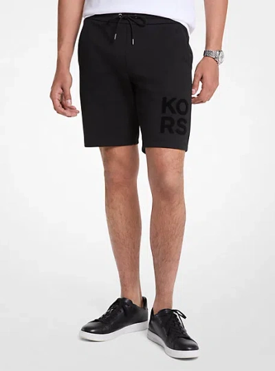 Michael Kors Kors Cotton Blend Shorts In Black