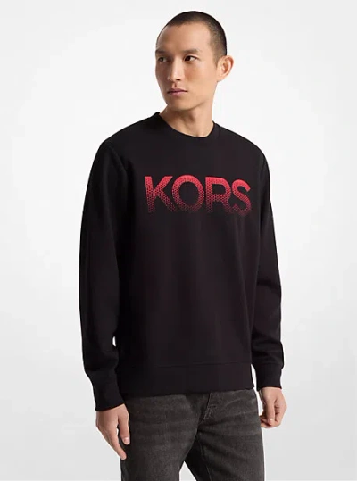 Michael Kors Kors Cotton Blend Sweatshirt In Black