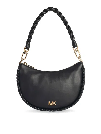 MICHAEL KORS KYLA BLACK LEATHER BAG